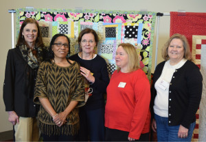 Left to right - Marcia Harrington, Co-Chair Programs; Me; Linda LaPoint, Secretary; Marty Laney, President; Susan Dryburgh, Vice President