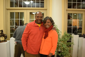 Another member from my book club with her husband---What a cute couple!